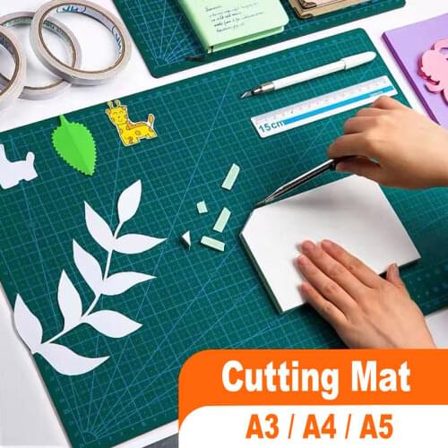 Durable A3 A4 A5 PVC Cutting Mat DIY Handicraft Art Engraving Board Paper Carving Pad High Elasticity Good Toughness Wide Use