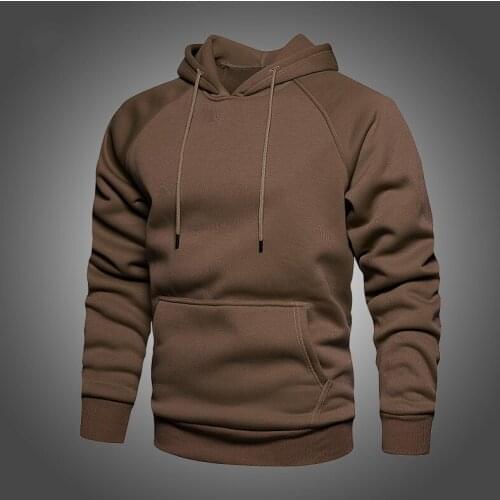 New Men Hoodies 2020 Autumn New Mens Casual Hooded Sweatshirts Basic Man Streetwear Casual Pullovers Winter Fleece Hoody