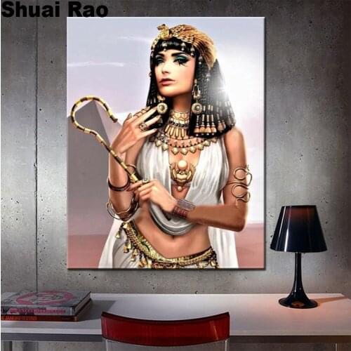 Cleopatra beauty art 5d diy Diamond Painting Queen of Egypt Full,square Diamond Embroidery Cross Stitch,Diamond Mosaic