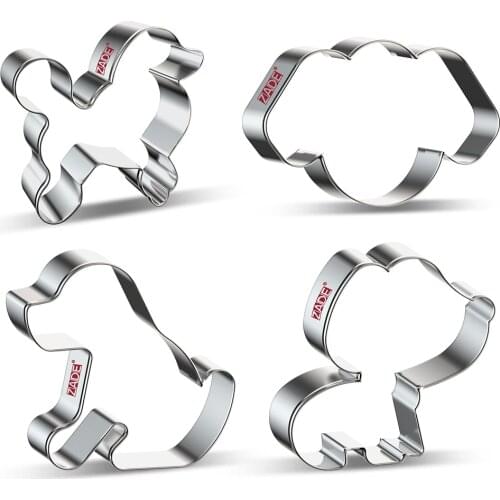 ZADE Dog cookie cutter dog face Puppy Cookie Cutter for Homemade Dog Biscuits Treats - Stainless Steel