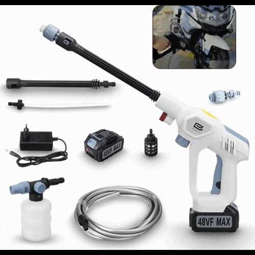 45Bar 350W Water Spray Gun High Pressure Cleaner Car Washer Wireless High Pressure Washing Machine For Makita 18V Battery