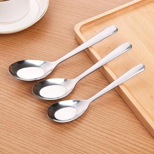The New Portable Stainless Steel Long Handle Soup Spoon Eating And Feeding Tools for Kitchen Home Outdoor Picnic