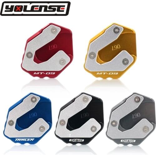 Motorcycle Kickstand Foot Side Stand Extension Pad Enlarge Plate For YAMAHA MT-09 MT 09 MT09 Tracer 900 XSR900 XSR 900 2014-2018