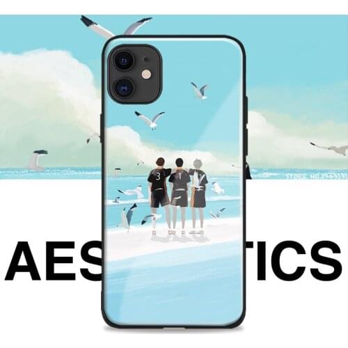 Daichi Koshi Asahi Haikyu For iPhone SE 6s 7 8 Plus X XR XS 11 Pro Max Tempered Glass Soft Silicone Phone Case Cover Shell
