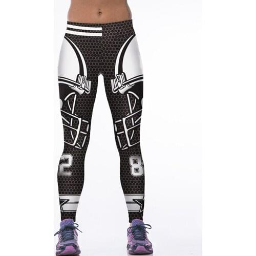 Women Sport Leggings Death Squads 3D Print High Waist Sweatpants Workout Trouser Gym Elastic Pants Running Slim Cycling Jeggings