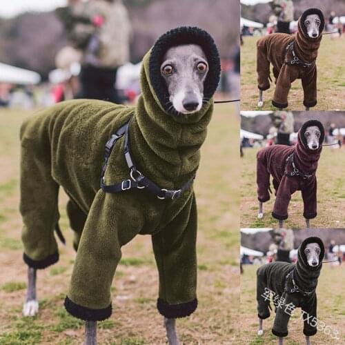 Winter Pet Clothing Double-Sided Flannel Dog Thick Warm Clothing Comfortable Dog Jumpsuit Coat