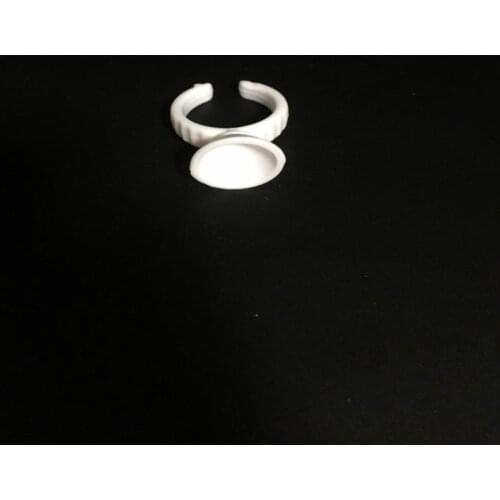 500pcs White Disposable Ring Cups Tattoo Pigments Cups Ink Holder Batoque Para Microblading Tattoo Permanent Makeup Accesories