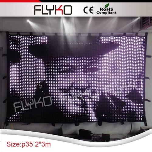 Free shipping Christmas full color indoor led video screen