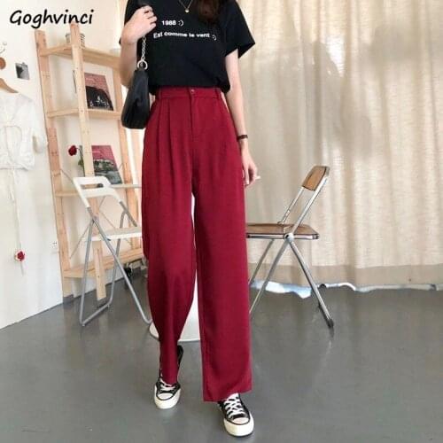 Women Casual Pants Large Size 4XL Full Length Solid High Waist Pocket Zipper Straight Soft Korean Style All-match Trendy Female