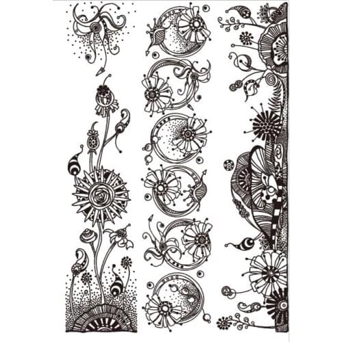 Flower Transparent Clear Silicone Stamp/Seal for DIY scrapbooking/photo album Decorative clear stamp A1436