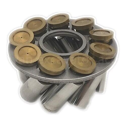 Free Shipping Excavator Parts for Komatsu PC56-7 60 Rotary Motor Piston Plunger Nine Hole Rotating Valve Plate Swash Plate Kit