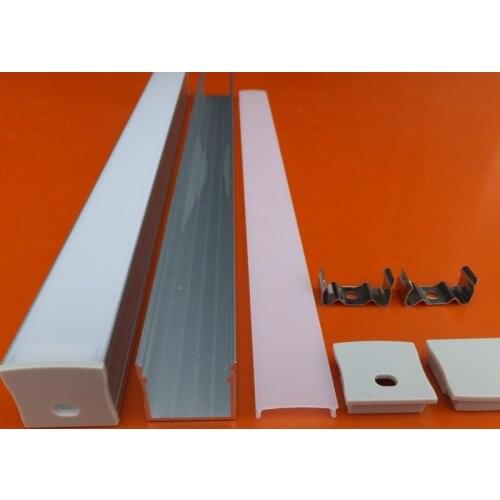 Free Shipping 1m/set Hot Sale U Shape Channel Extruded Aluminium Profile for Industries