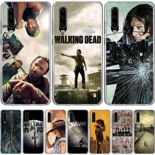 The Walking Deads TV Silicon Phone Case For Huawei P30 P20 P40 P10 Mate 30 20 10 Pro Lite P Smart Z Plus + Pattern Cover Coque