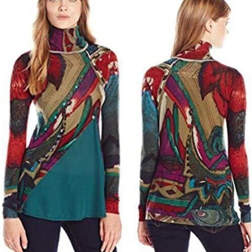 Spanish medium length slim fit and thin knit sweater