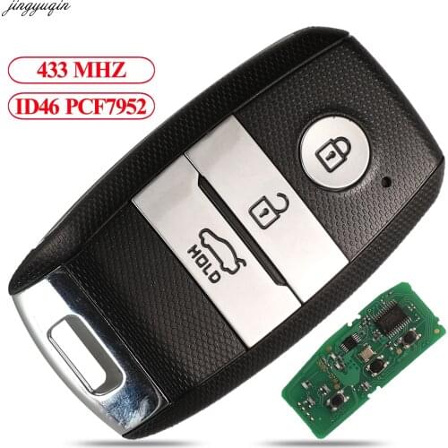 Jingyuqin Remote Control Car Key 433Mhz ID46 Pcf7952 For KIA K5 KX3 Sportage Sorento P/N 95440-D9510 Keyless-Go Full Smart Fob