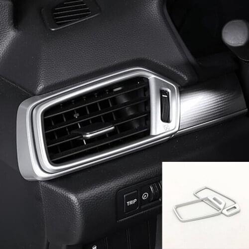 For Honda Accord 10th 2018 2019 ABS Matte and Carbon fibre Car left and right air outlet Cover trim Accessories car styling