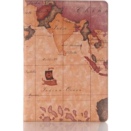 Fashion World map pattern Leather Protective Tablet case for Huawei Mediapad M5 Pro 10.8 inch CMR-AL09/W09/W19 slim Cover+pen