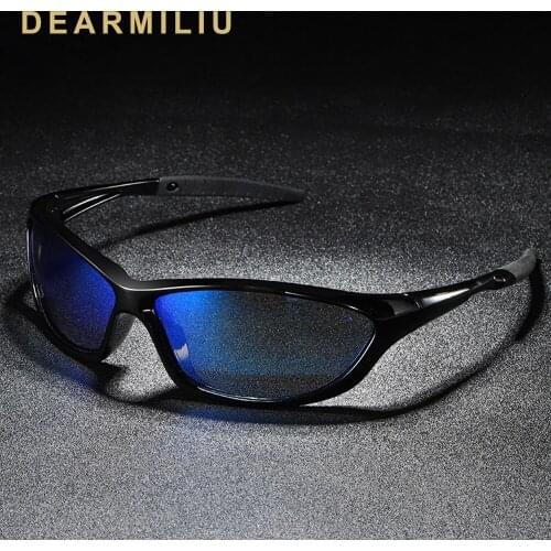 DEARMILIU BRAND Polarized Sunglasses Men Women Driving Pilot Frame Sun Glasses Male Goggle UV400 Gafas De So For Sport Men