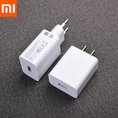 Original Xiaomi 9 8 SE Charger 18W QC3.0 Fast Charging Power Wall Adapter With Type C Cable For Mi 10 CC9 A3 Poco F2 Pro X3 NFC