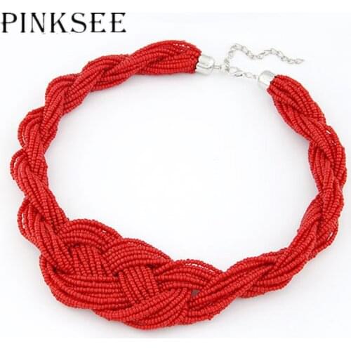 Чокеры из бусин Pinksee China At AliExpress