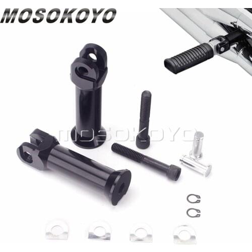 Motorcycle Foot Peg Support Mount Bracket for Harley Softail Slim FLSL Fat Bob Street Bob FXBB Low Rider FXLR FLDE FLHC 18-20