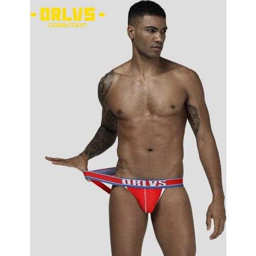 PU043Fashion Brand Sexy Mens Backless Underwear Penis Jock Strap Man Thongs G-Strings Gay Men Underwear shorts Men Jockstraps