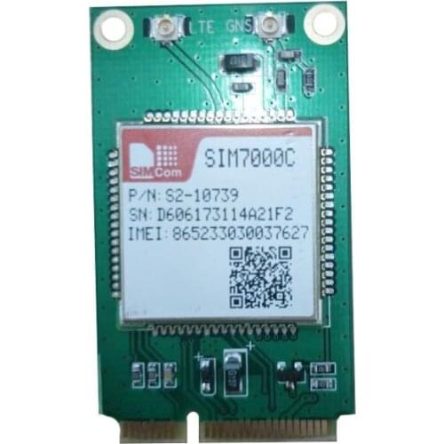 SIMCOM SIM7000C mini pcie B1/B3/B5/B8 NB-IoT Module LTE CAT-M1(eMTC) GNSS (GPS,GLONASS ) competitive with SIM900 and SIM800