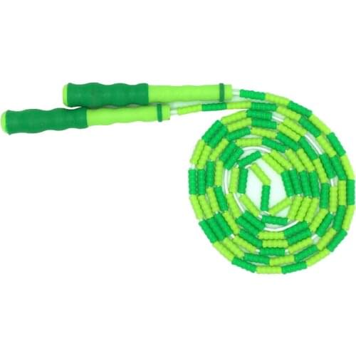 Kids Skipping Rope Bead Jump Rope Cable for Exercise Fitness Training Sports for Students Toddler FK88