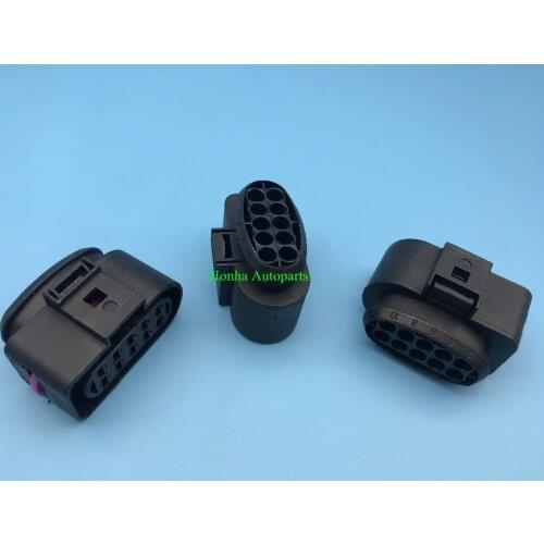 2/4/10pcs/lot 10 Pin/Way Polig Headlight/Headlamp Connector Plug Automotive Electrical STECKER 1J0973735