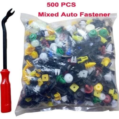 500-grain Hybrid Car Buckle With 6-inch Screwdriver Interior Trim Board Buckle 500PCS Nylon Buckle Door Buckle