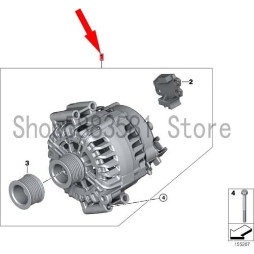 CAR generator warranty bm wE60 525I N52 E60 530I N52 E61 525I N52 water-cooled generator generator motor engine motor