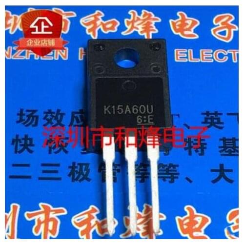 Free shipping 50PCS K15A60U TK15A60U TO-220F 600V 15A