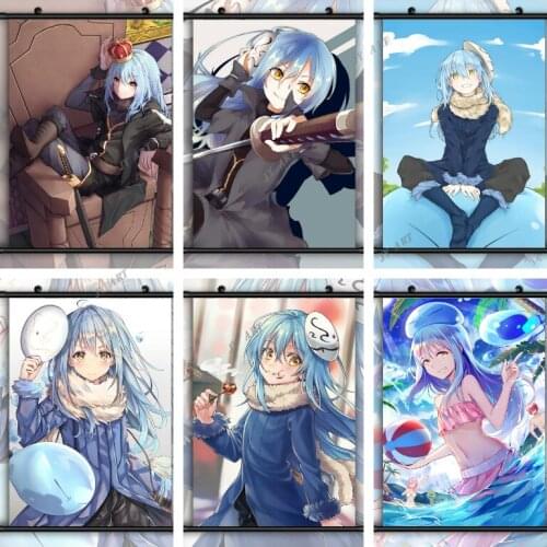 That Time I Got Reincarnated As A Slime Anime Canvas Poster Nordic Abstract Wall Art Print Painting Decor Picture Kid Room Decor