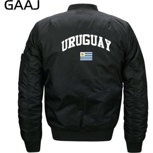 Uruguay Flag Jackets Men Fashion For Male Jacket Bomber Militar Plus Size Winter Coat Clothes Brand Clothing Jackets Women