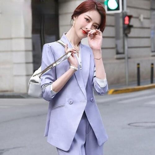 Женские элегантные брючные костюмы MVJT DAIR China At AliExpress