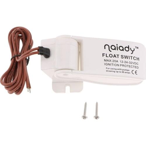 Residual Water Pump Toilet Mounting Macerator For RV Boat + Float Switch 45 LPM 12GPM