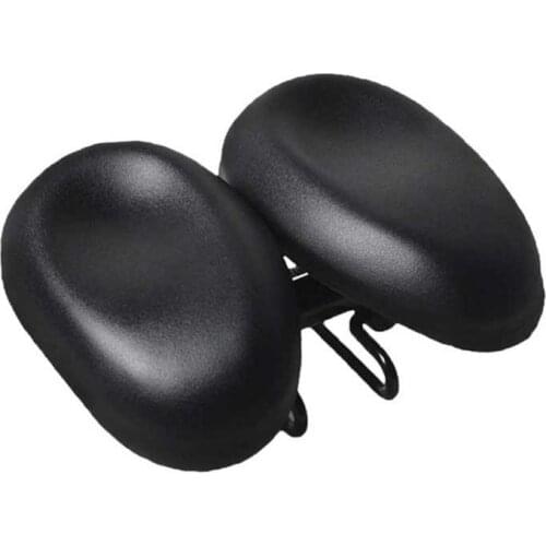 Adjustable Thickened Widened Bicycle Seat Cushions Soft Seat Cushions PVC&PU Bike Cycling Seat Saddle For Extra-Large Bikes