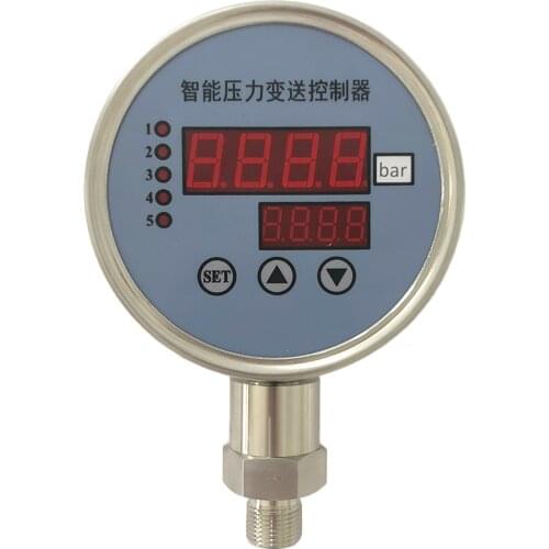 5 Relay Pressure Controller with Display 0-100Mpa DC24V Power supply Pressure Sensors