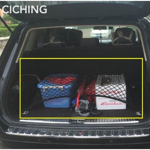 Car styling Nylon Car Trunk Storage Elastic Mesh Net Sticker For Hyundai Accent 3 Elantra GT i20 ix25 i30 1 2 3 ix35 ix55 Kona