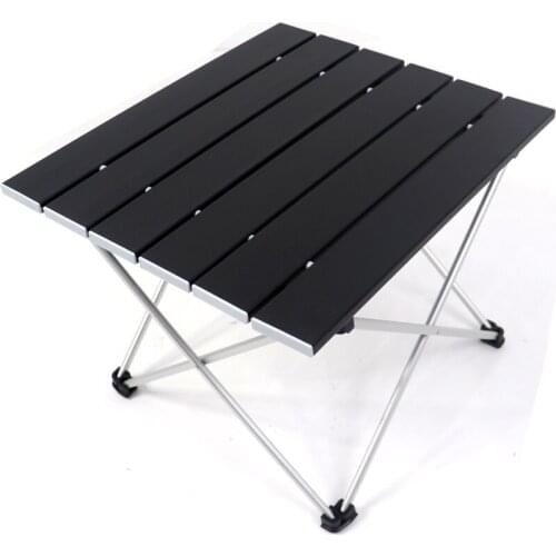 Ultralight Compact Folding Table Portable Camping Table Aluminum Collapsible Table Top For Picnic Fishing & Hiking