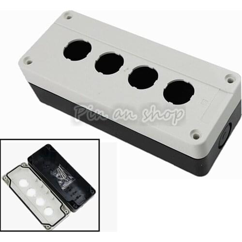 Control Station Push Button Protective Box Case 4 Switch 22mm
