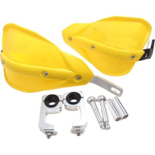Yellow Handlebar handguards Hand Guards CRF YZF KXF EXC SF IRBIS 7/8" 22mm Or 1-1/8 28mm Fat Bar Motorcycle Motorcross Dirt Bike
