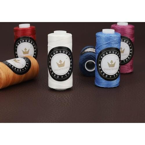 0.8MM 150D Leather Waxed Thread Cord 36Colors DIY Hand Polyester Stitching Thread Multicolor For DIY Handicraft Sewing Tools