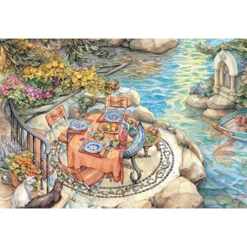 14/18/27/28/16 Warm home Neat kitchen Restaurant Arts 5 Needlework Embroidery DIY DMC Cross Stitch Kits Crafts