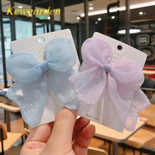 Kewgarden Fashion bowknot hairpin Tiara Girl hairpin Princess hairpin 4pcs