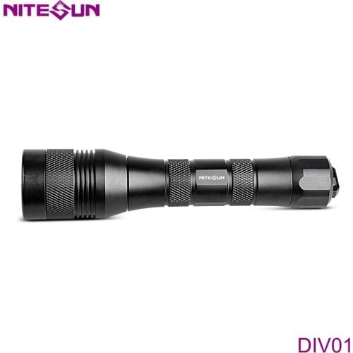 NITESUN DIV01 Diving Flashlight CREE XM-L2 U4 6500K LED max 1050 lumen Land throw 320m underwater 150M waterproof dive torch