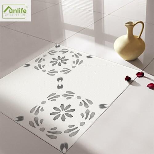 Funlife® 30x30cm Water color Pattern Anti-Slip Waterproof Self-adhesive Floor Sticker Floor Tiles Bathroom Kitchen Decor