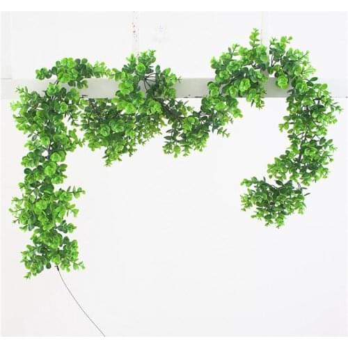 1pc Artificial Flower Vine Plant Vine Realistic Decor Hanging Vine Artificial Leaf Wedding Decor Accessories Photography Props