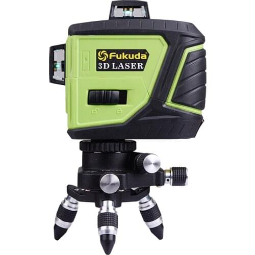 MW-93T-2-3GJ 12 Lines Laser Level Green Beam Laser Level 3D 360 Vertical Horizontal Self-leveling Cross Line Laser Level Tool