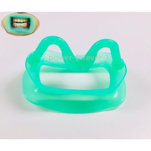 Dental Teeth Whitening Mouth Opener Cheek Retractor Props Orthodontic Endo 134℃ Green